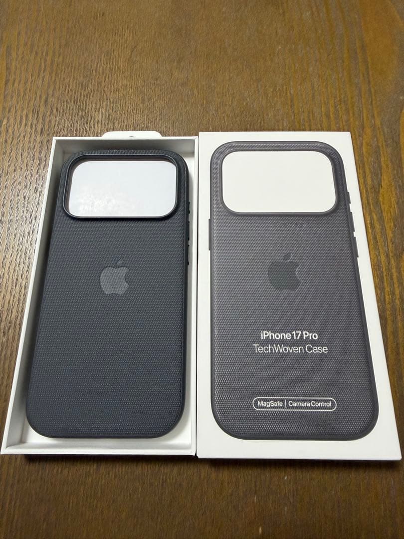 Apple純正 iPhone 17 Pro テックウーブン ブラック