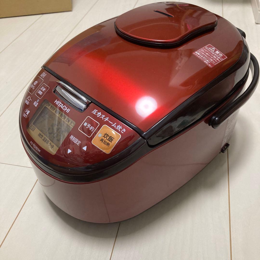 HITACHI 炊飯器 RZ-TS10M 5.5合 赤