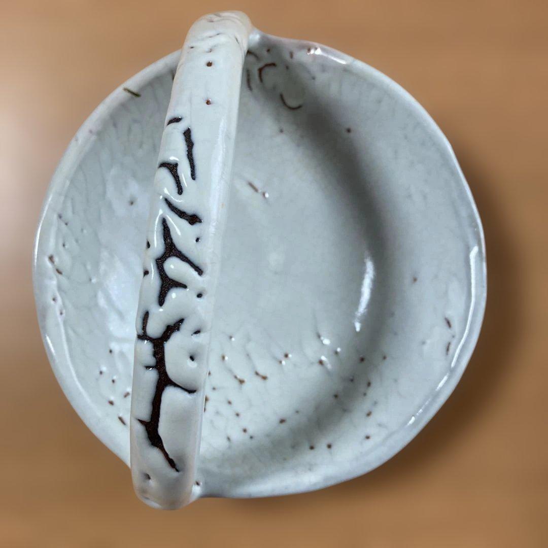 萩焼　陶修窯　手付き皿　6客