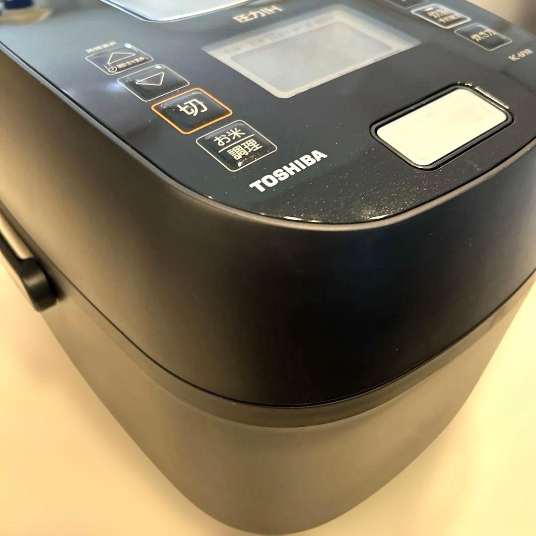 TOSHIBA 東芝 圧力IHジャー炊飯器 3.5合 ブラック RC-6PXR