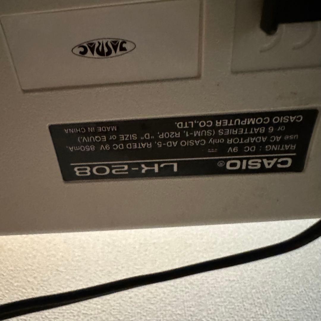 CASIO カシオ　電子ピアノ　電子キーボード　LK-208