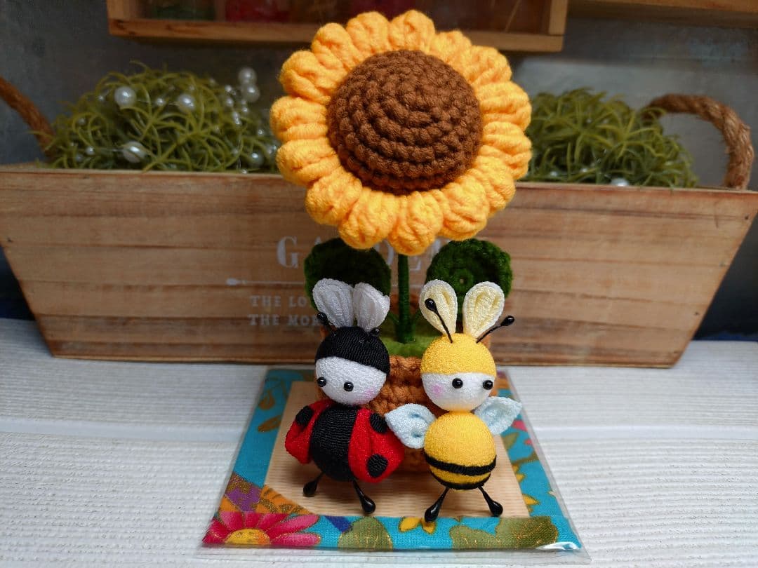 ♥♡ひまわり飾り*★端午の節句飾り。梅雨のカエルちゃん飾り。菜の花飾り*♡♥
