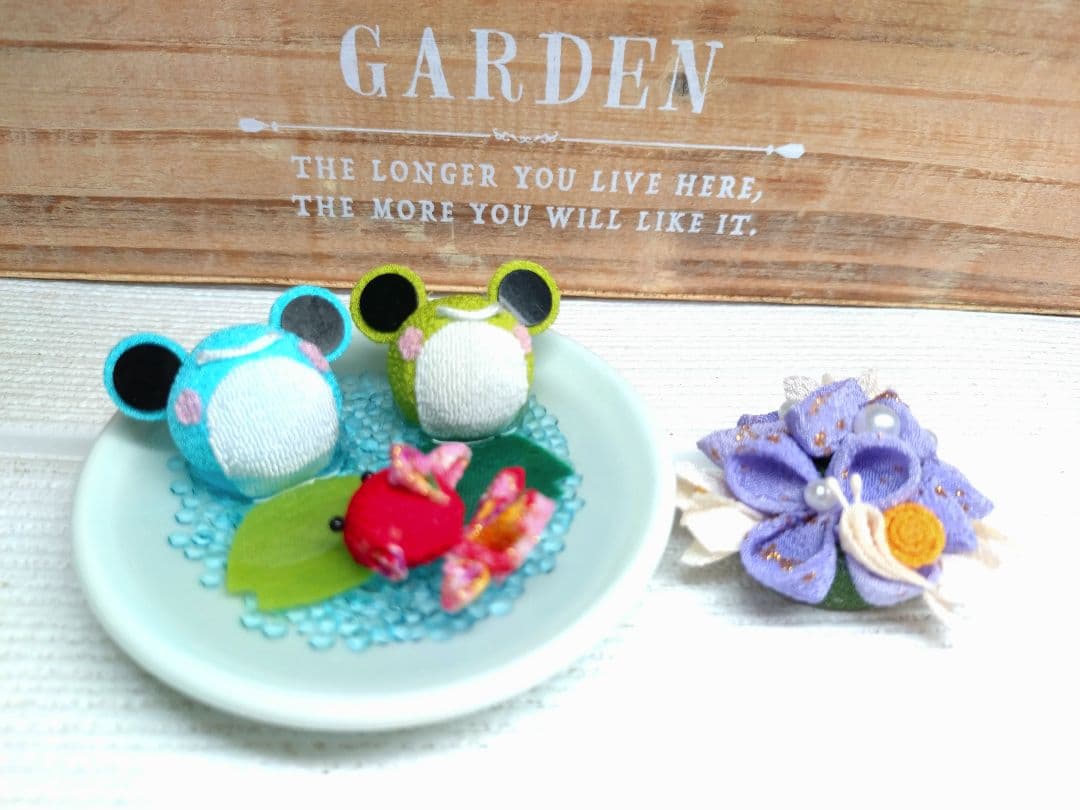 ♥♡ひまわり飾り*★端午の節句飾り。梅雨のカエルちゃん飾り。菜の花飾り*♡♥