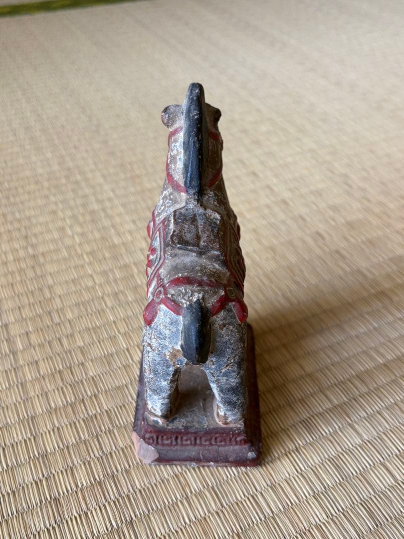 琉球古典焼 馬 陶器製の装飾馬像