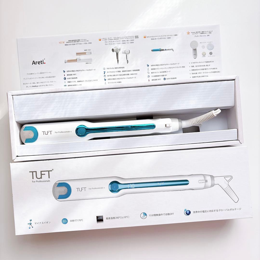 【新品】Areti. マイナスイオン 2way ヘアアイロン 31mm