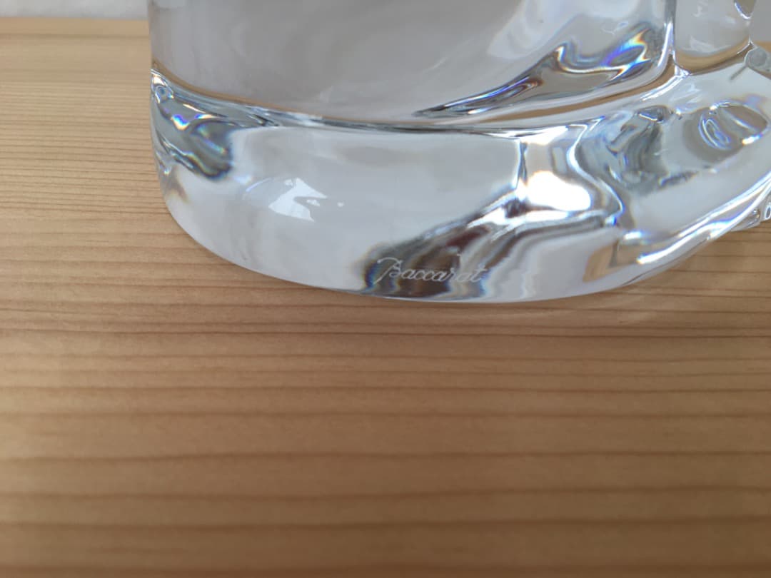 Baccarat(バカラ) クリスタル フィギュリン 猫 置物