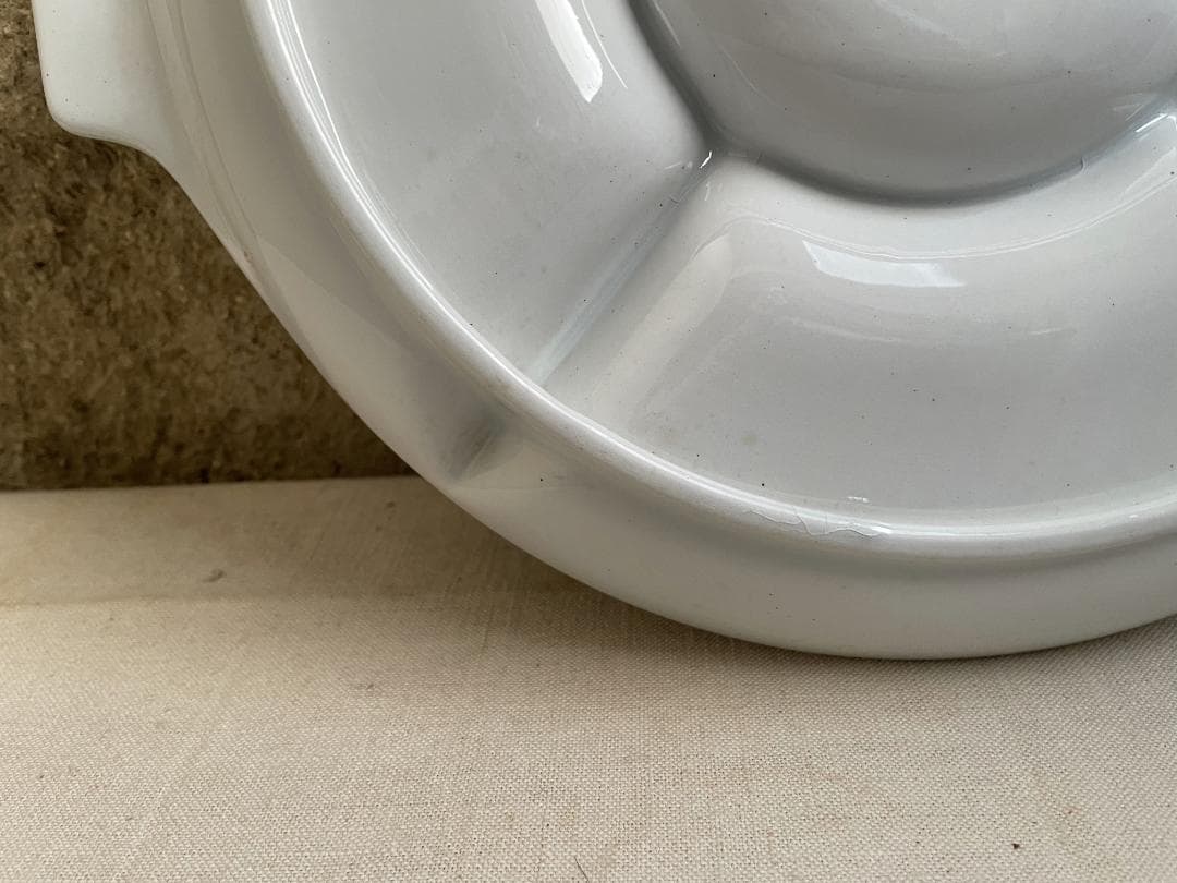 リュネヴィル コンパートメント皿 N-952/フランスアンティーク