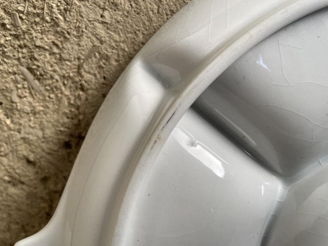 リュネヴィル コンパートメント皿 N-952/フランスアンティーク