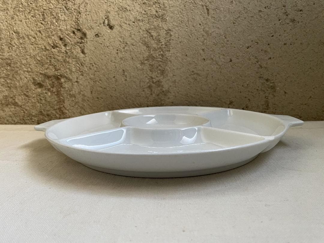 リュネヴィル コンパートメント皿 N-952/フランスアンティーク