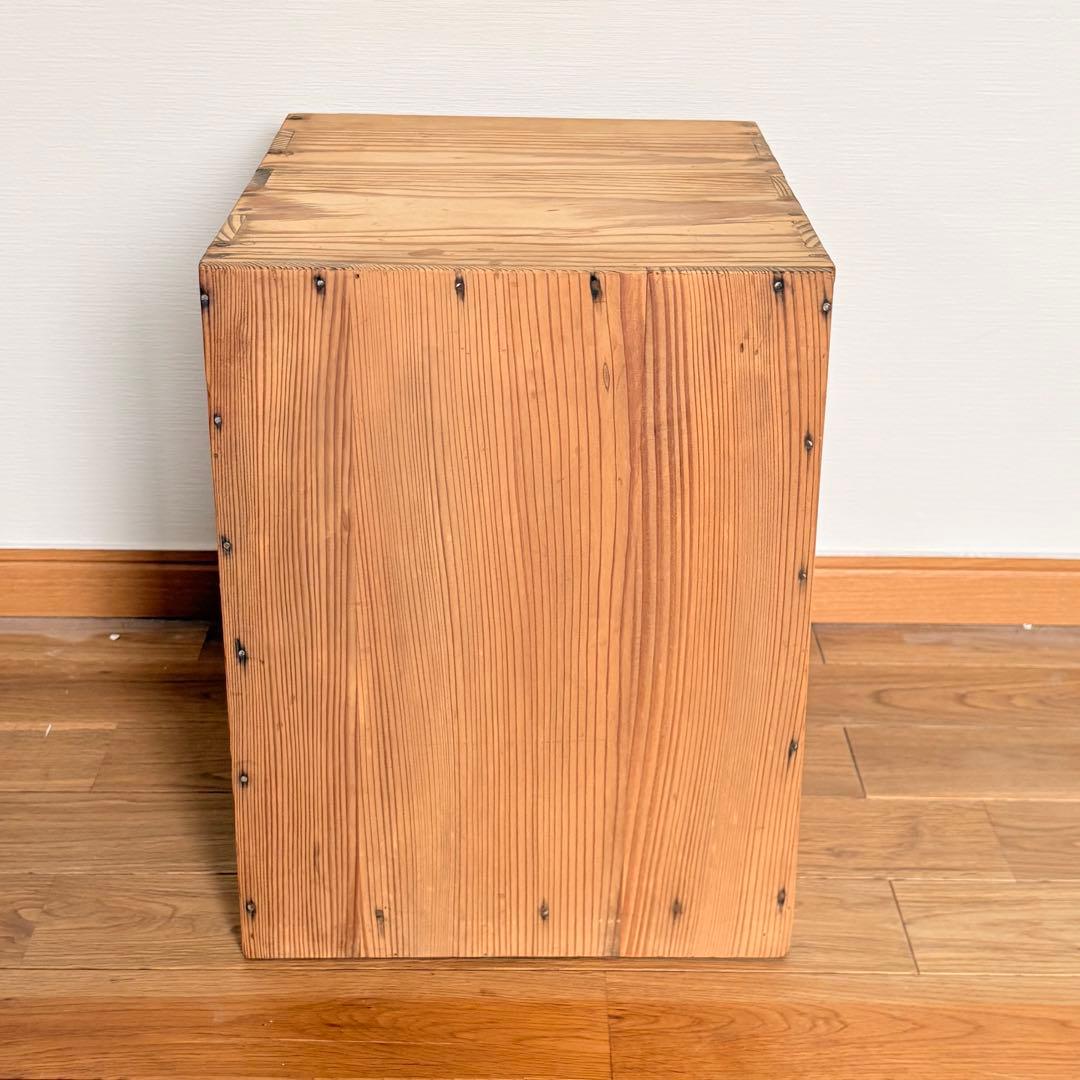 昭和の無垢材小箪笥 3杯｜丁寧な暮らしの道具｜杉材・飴色の風合い