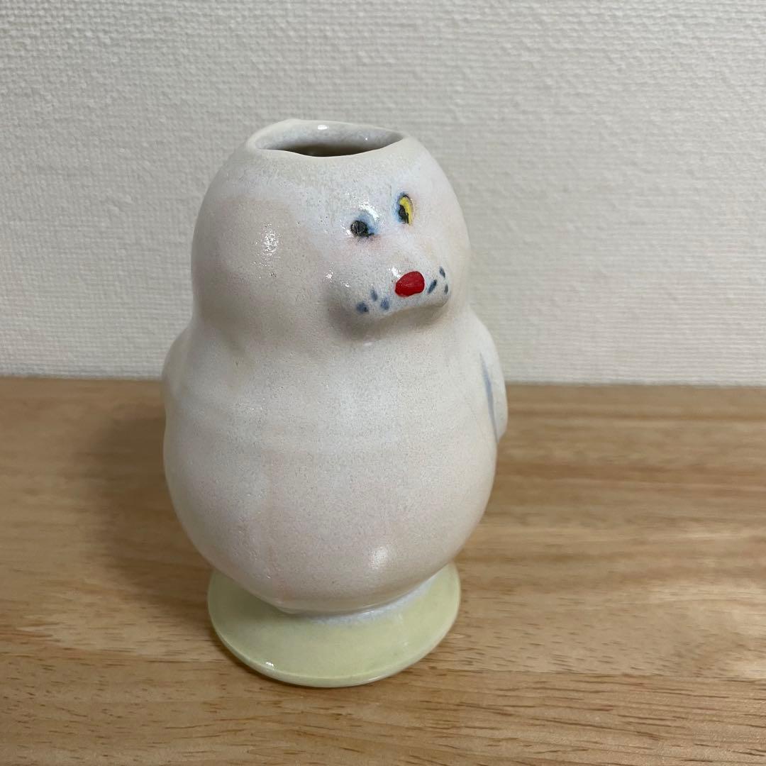 値下げ/チイラボ　CYILABO アザラシ　フラワーベース　花瓶　花器