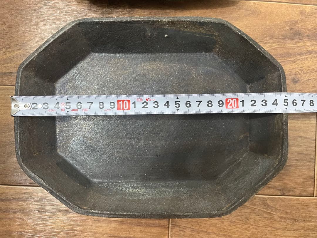 水谷智美　端切り皿　八角形皿　2枚セット