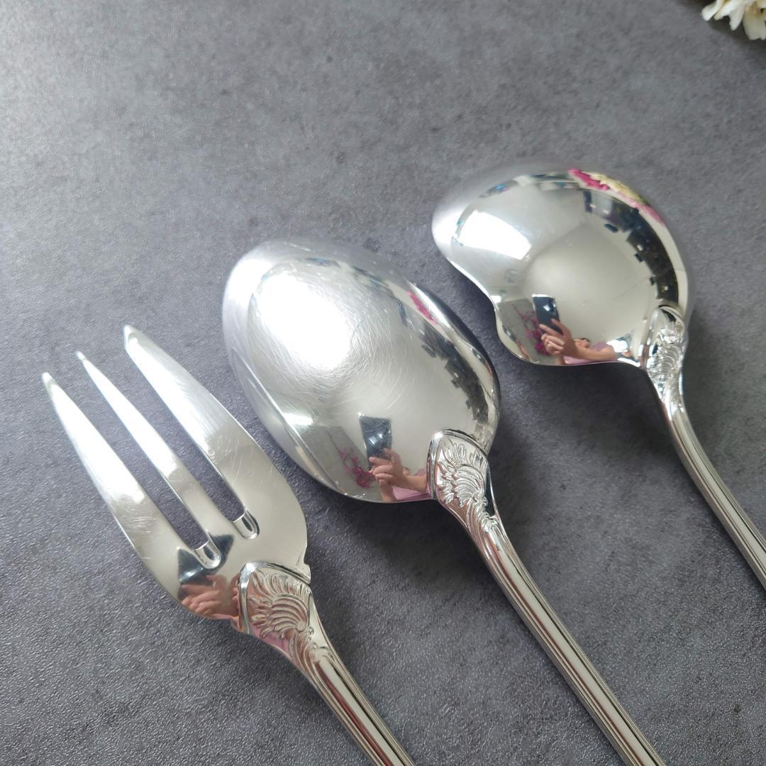 極希少 クリストフル マルリー サービングセット ポテトレードル