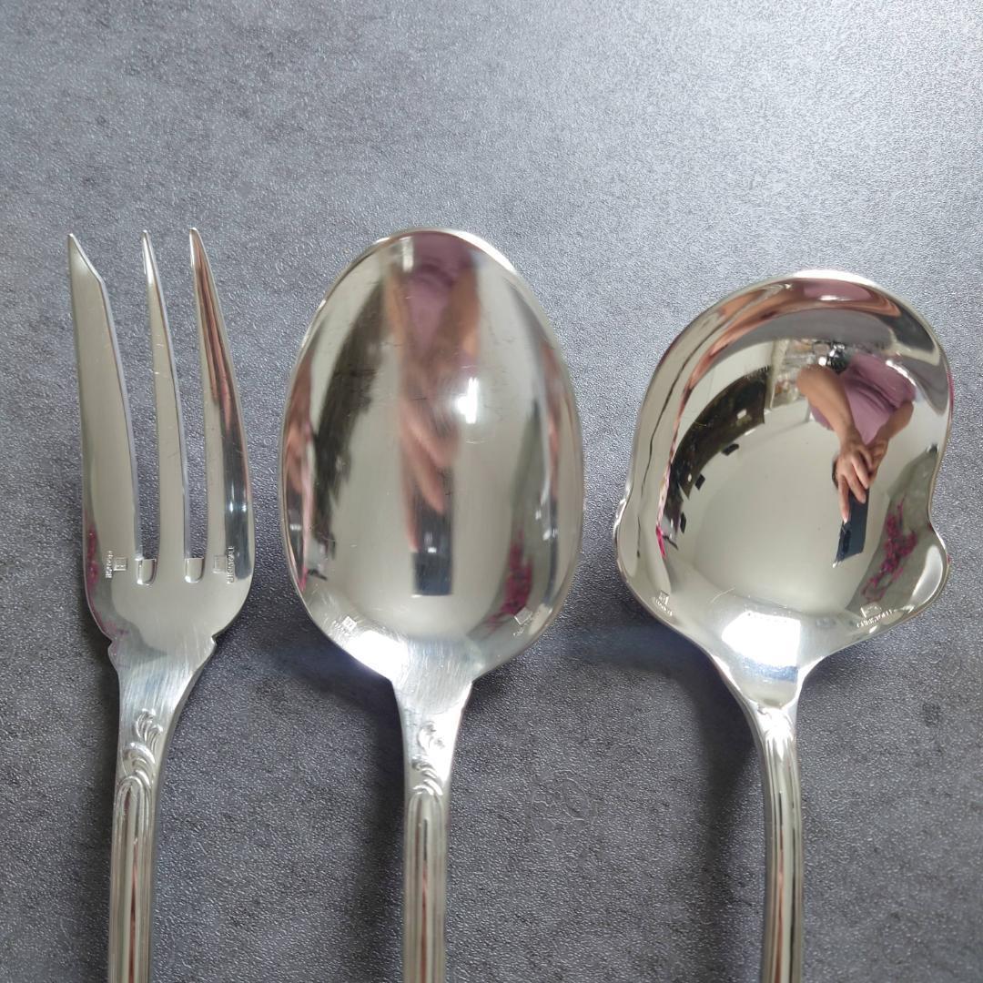 極希少 クリストフル マルリー サービングセット ポテトレードル