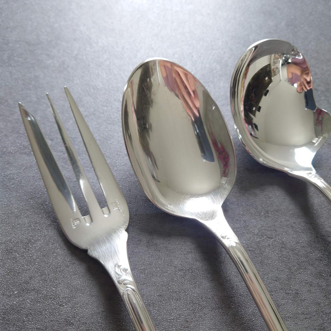 極希少 クリストフル マルリー サービングセット ポテトレードル