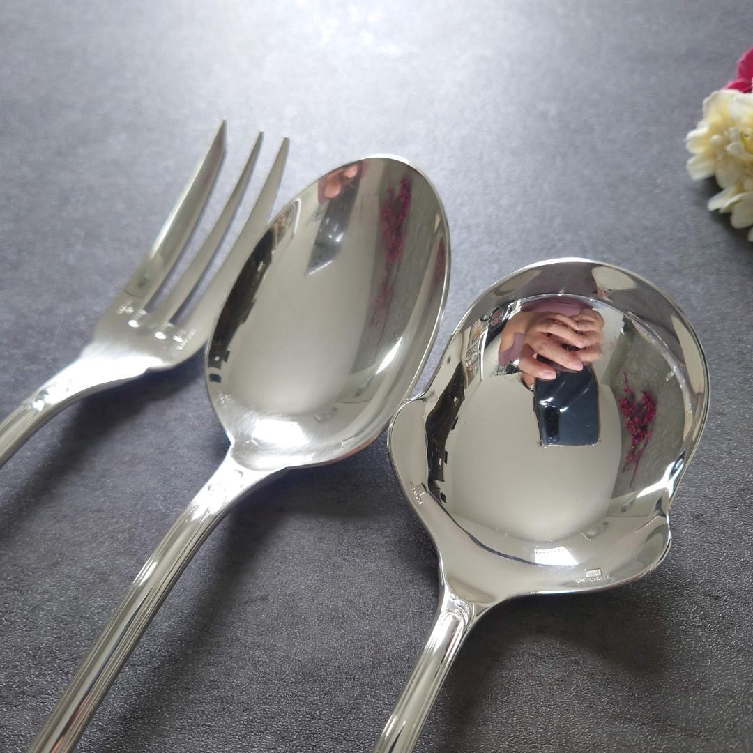 極希少 クリストフル マルリー サービングセット ポテトレードル