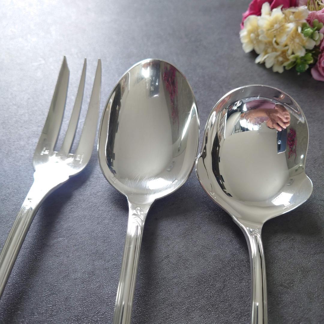 極希少 クリストフル マルリー サービングセット ポテトレードル