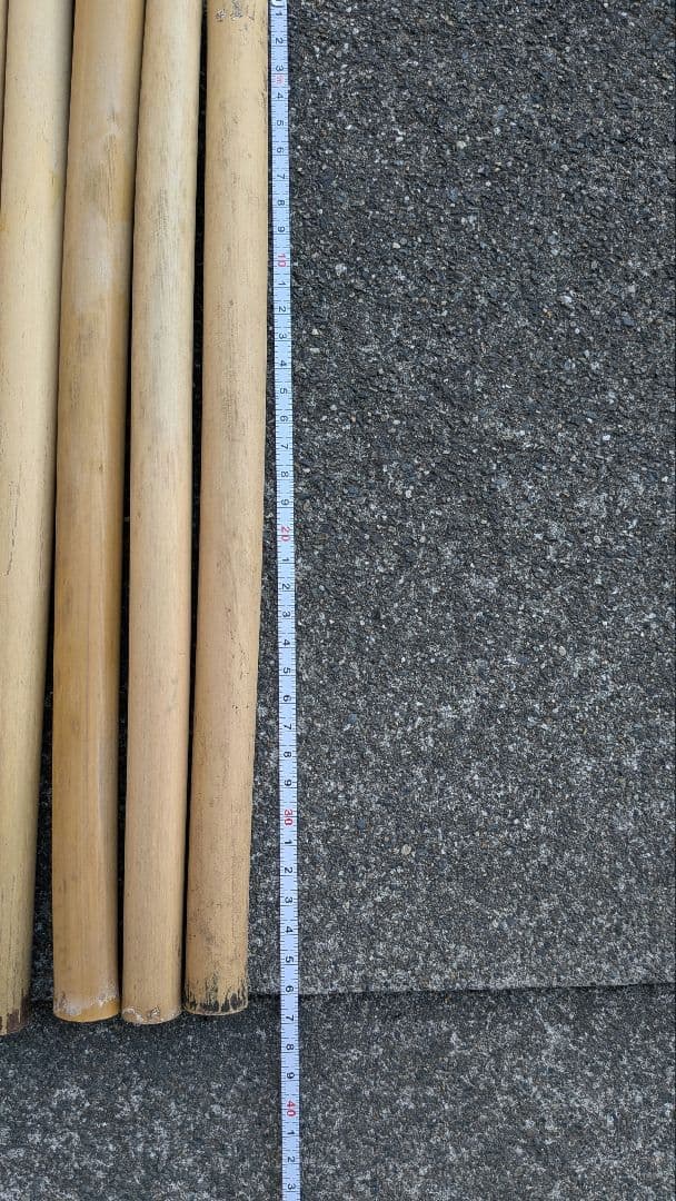 篠笛素材 篠竹 女竹３３本 4年自然乾燥。