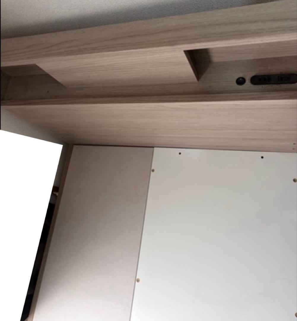 ニトリ　シングルサイズ　ベッドフレーム アザン3 収納付き　ライト•照明付き