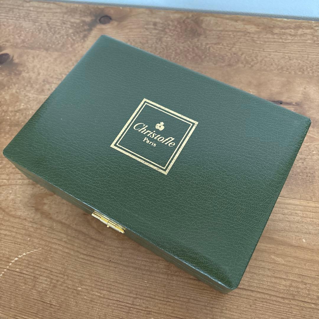 未使用　Christofle コーヒースプーン6本セット　パール　クリストフル