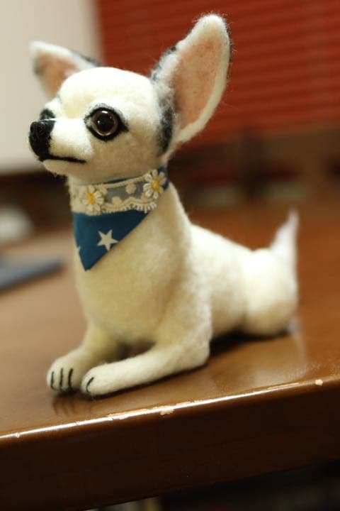 羊毛フェルト　チワワ