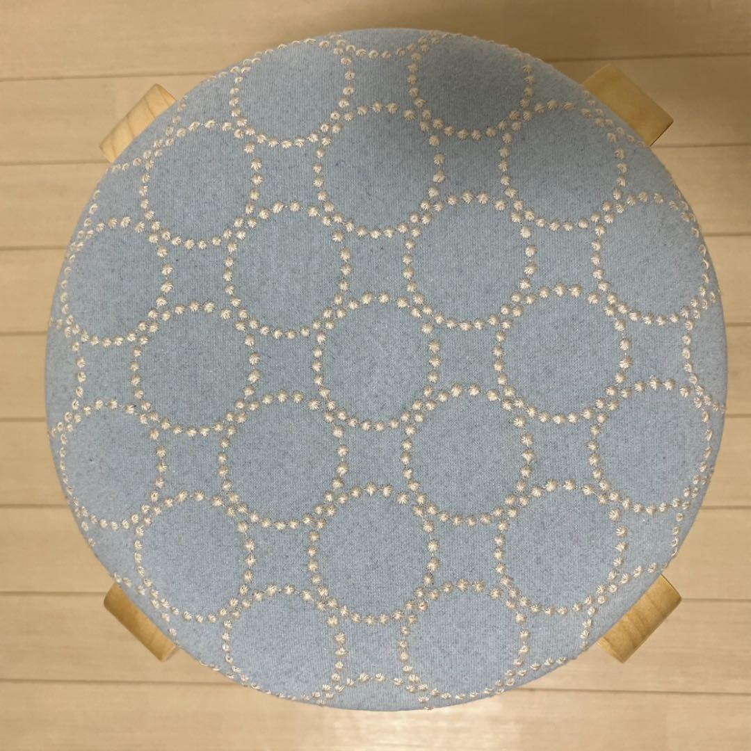 ミナペルホネン スツール タンバリン 丸椅子 【ブルー/イエロー】 チェア 椅子