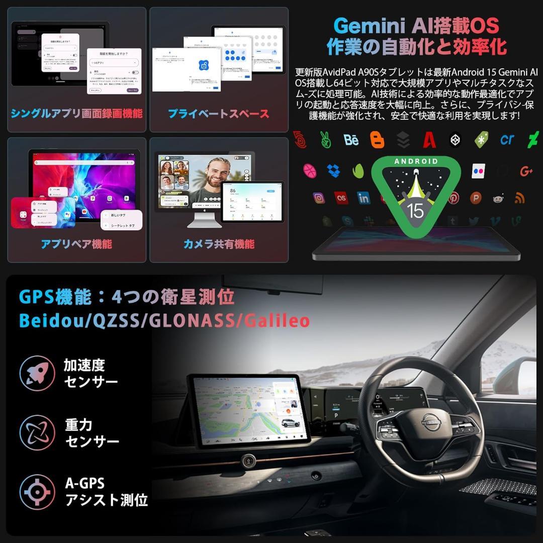 ✨一部不良品✨最新版11インチタブレット✨AvidPad A90S-AI欠品あり