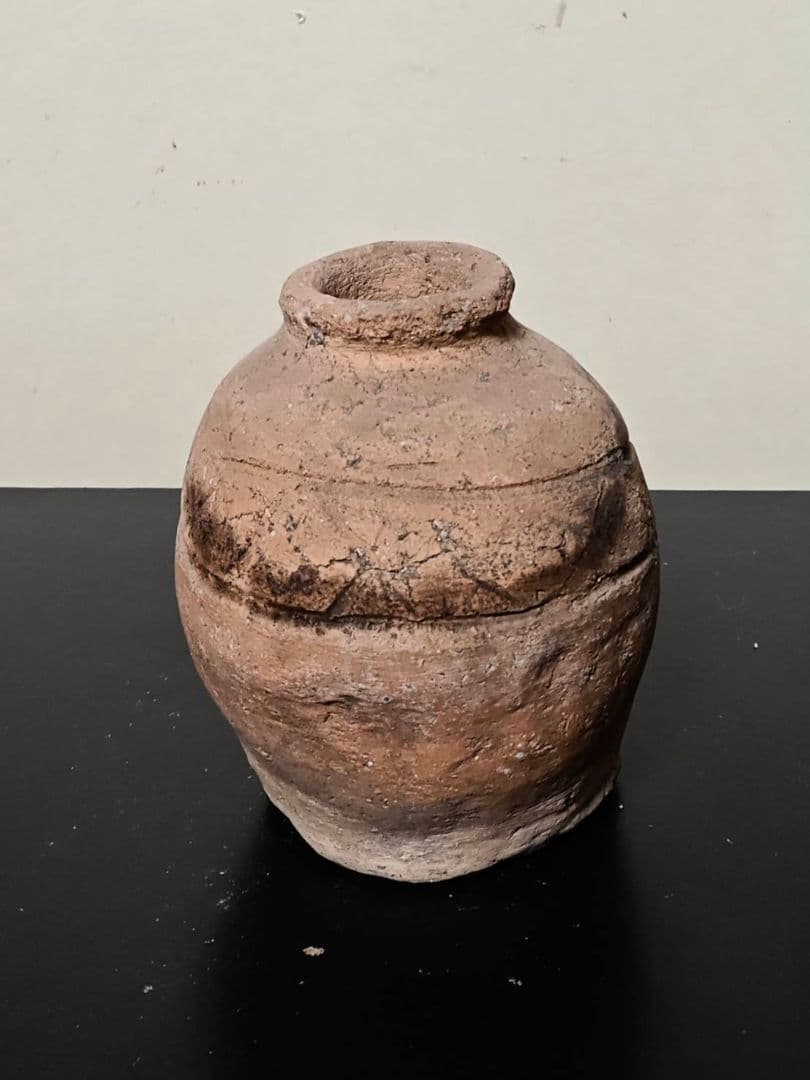 古信楽檜垣文蹲る　六古窯　古美術　花呼ぶ器　室町時代