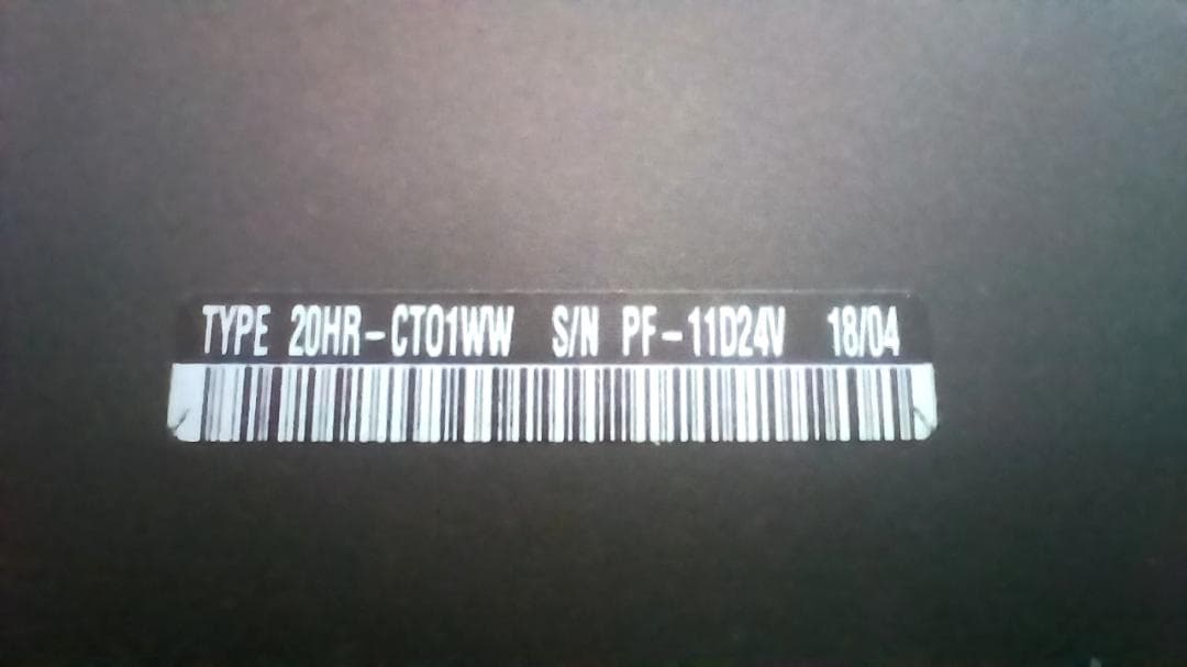 Lenovo X1 Carbon　i7-7500U　8GB　NVMe　Win11