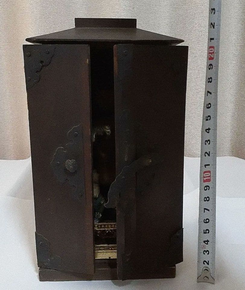 厨子　彩色　荼枳尼天　仏像　神像