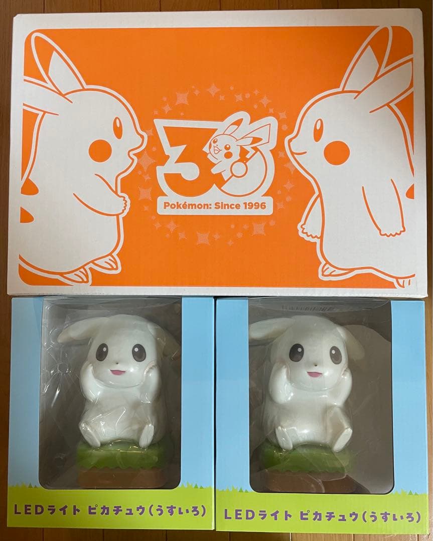 【新品未開封】LEDライトぽこあ ポケモンピカチュウ（うすいろ）2個セット