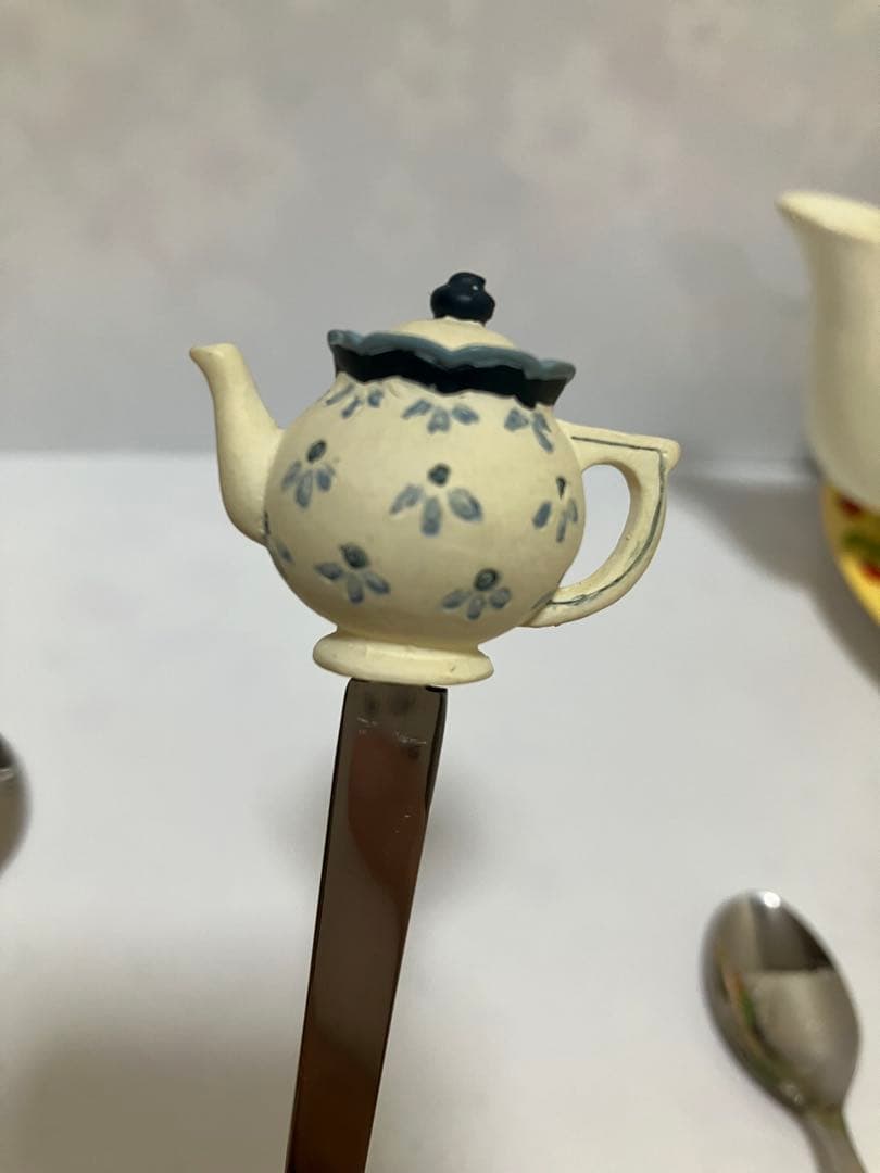 ティーポット型　ティースプーン置き