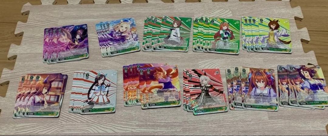チ*中様 ヴァイスウマ娘　 まとめ売り RR約160枚 デッキパーツ多数 約20