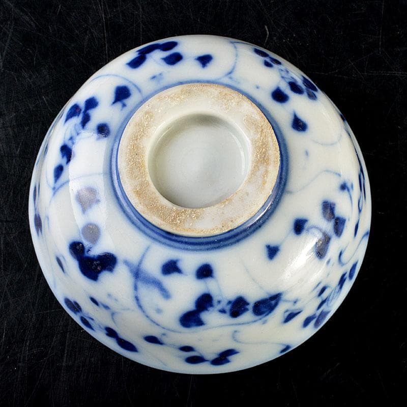 伊万里焼　古伊万里　染付　花文　煎茶碗　9点まとめて　C　6835