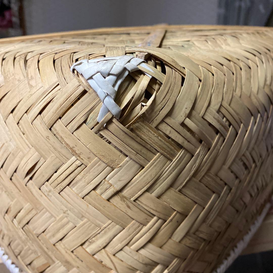 竹製かご　手提げ籠　竹バッグ 市場籠