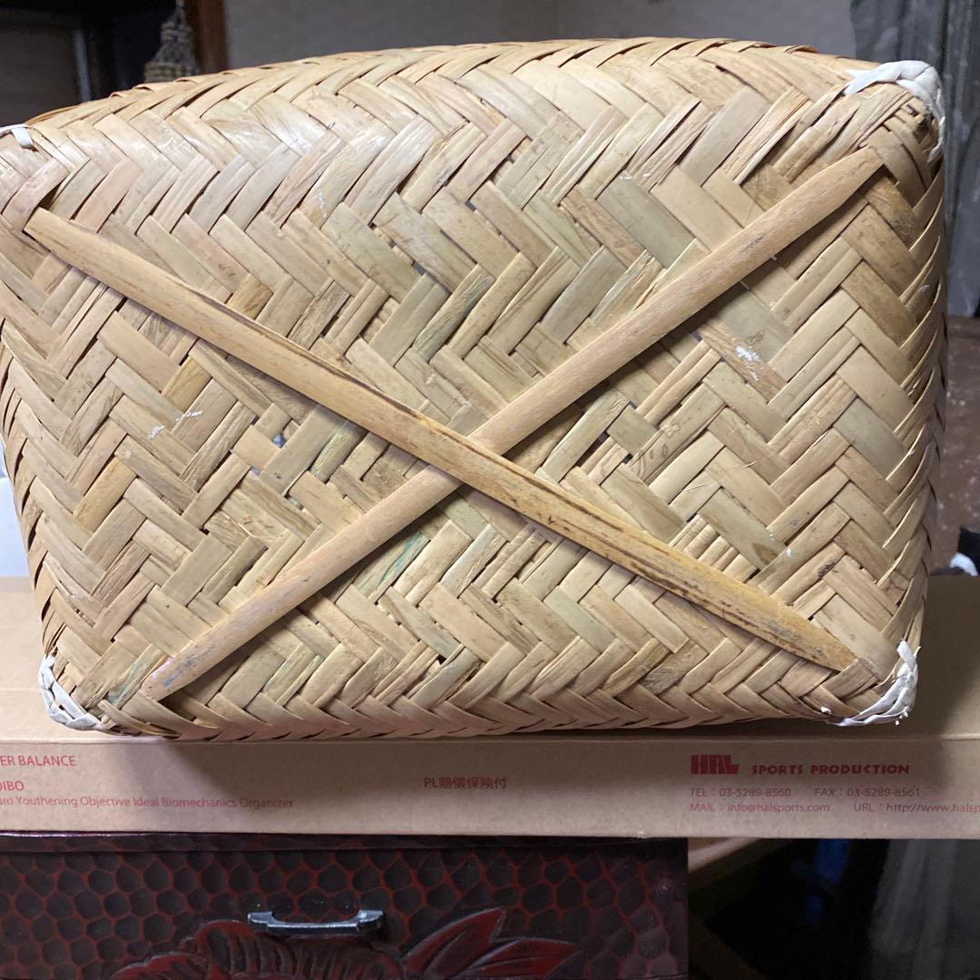 竹製かご　手提げ籠　竹バッグ 市場籠