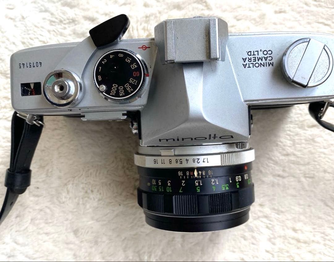 Minolta SR-1s 55mmF1.7 フード・フィルター付