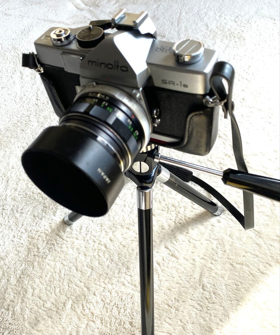 Minolta SR-1s 55mmF1.7 フード・フィルター付