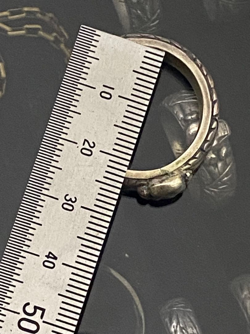 髑髏名誉指輪　フリーサイズ