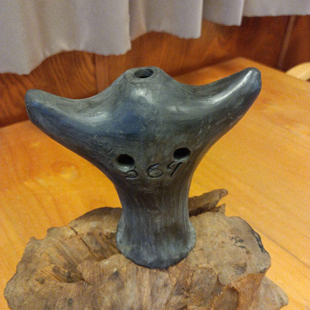 オカリナ工房福朗・古代笛ミロク大・アルトE♭・薪窯