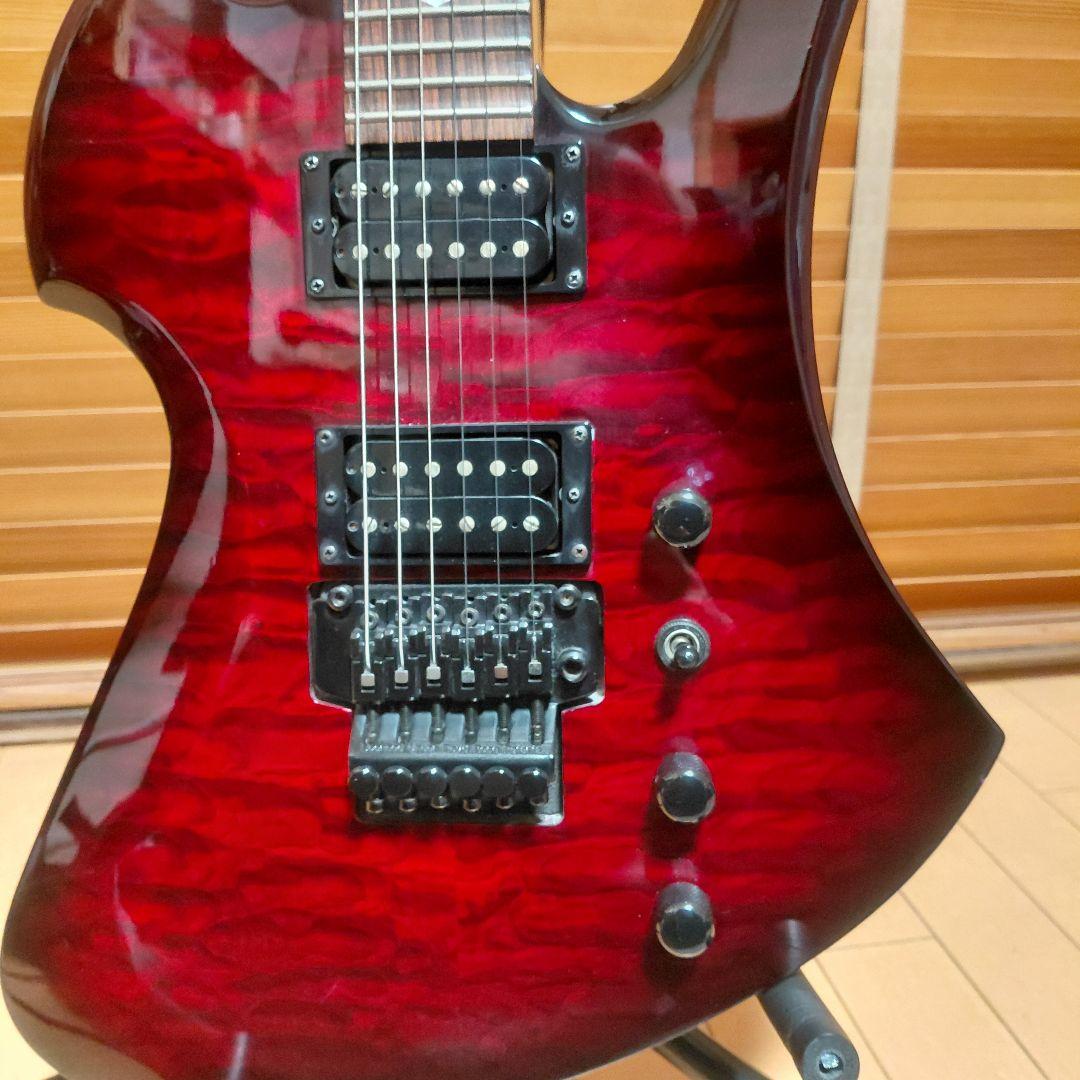 B.C.RICH Rロゴ レッド エレキギター　モッキンバード