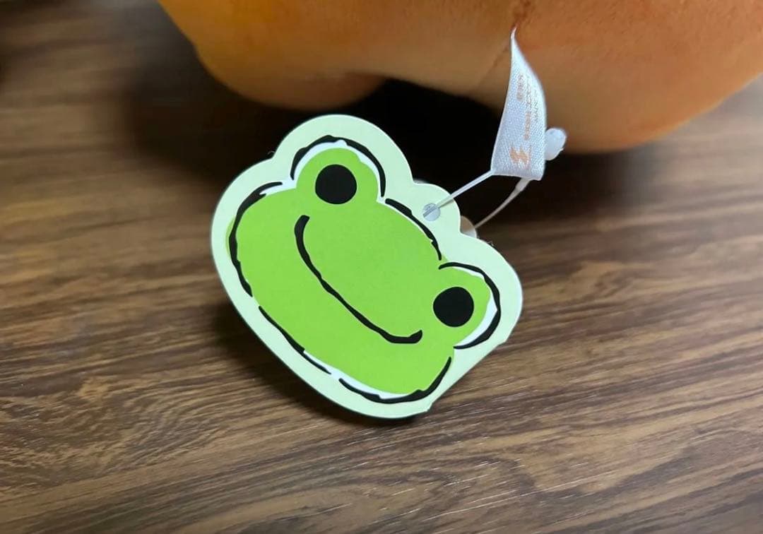 かえるのピクルス　カエル　もちもちおひるねBIG ぬいぐるみ　 マスコット