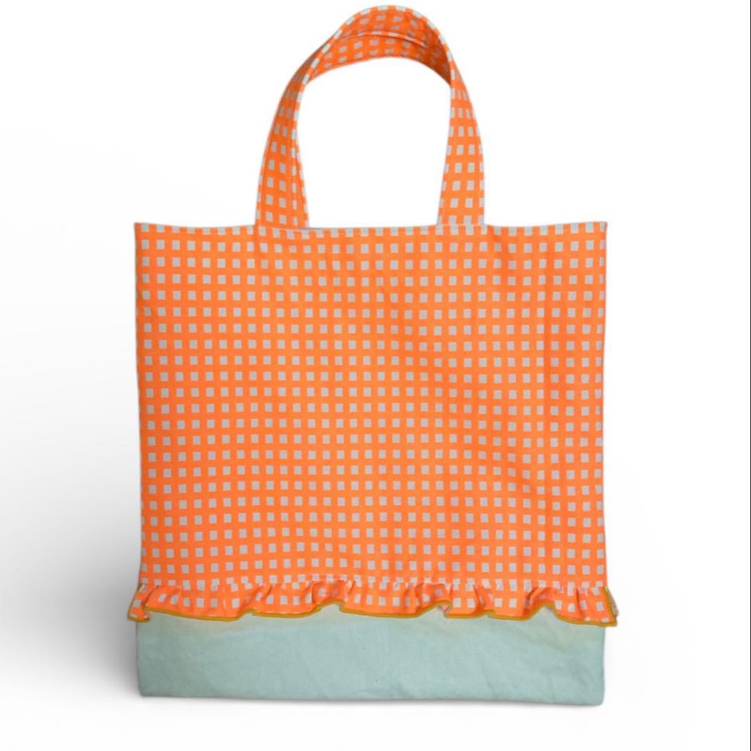 ネオン　蛍光　チェック　ハンドメイド　入学　入園　オーダー