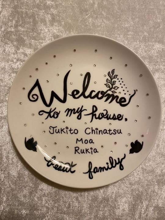 ネーム入りWELCOME PLATE♡