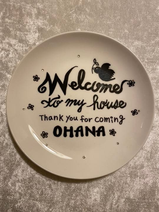 ネーム入りWELCOME PLATE♡