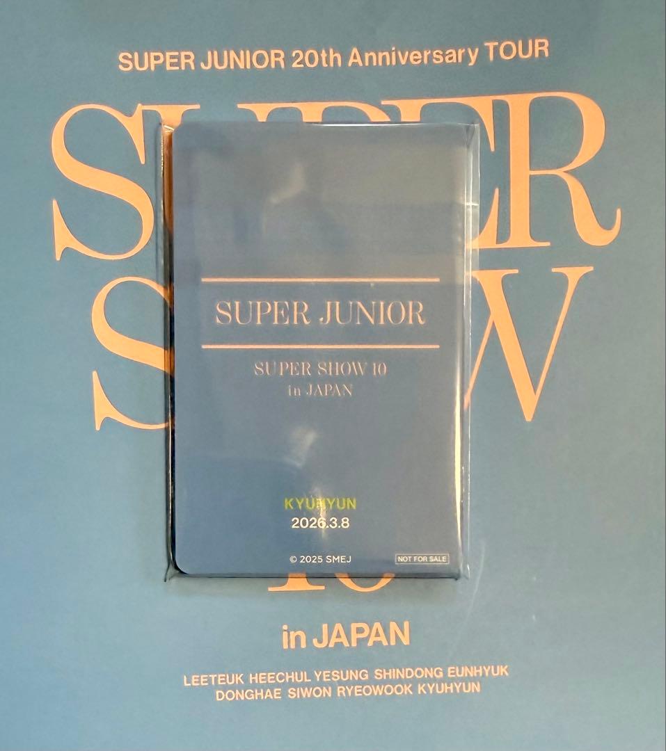SUPER JUNIOR スジュ　スパショ10 3/8アプグレ　特典　トレカ