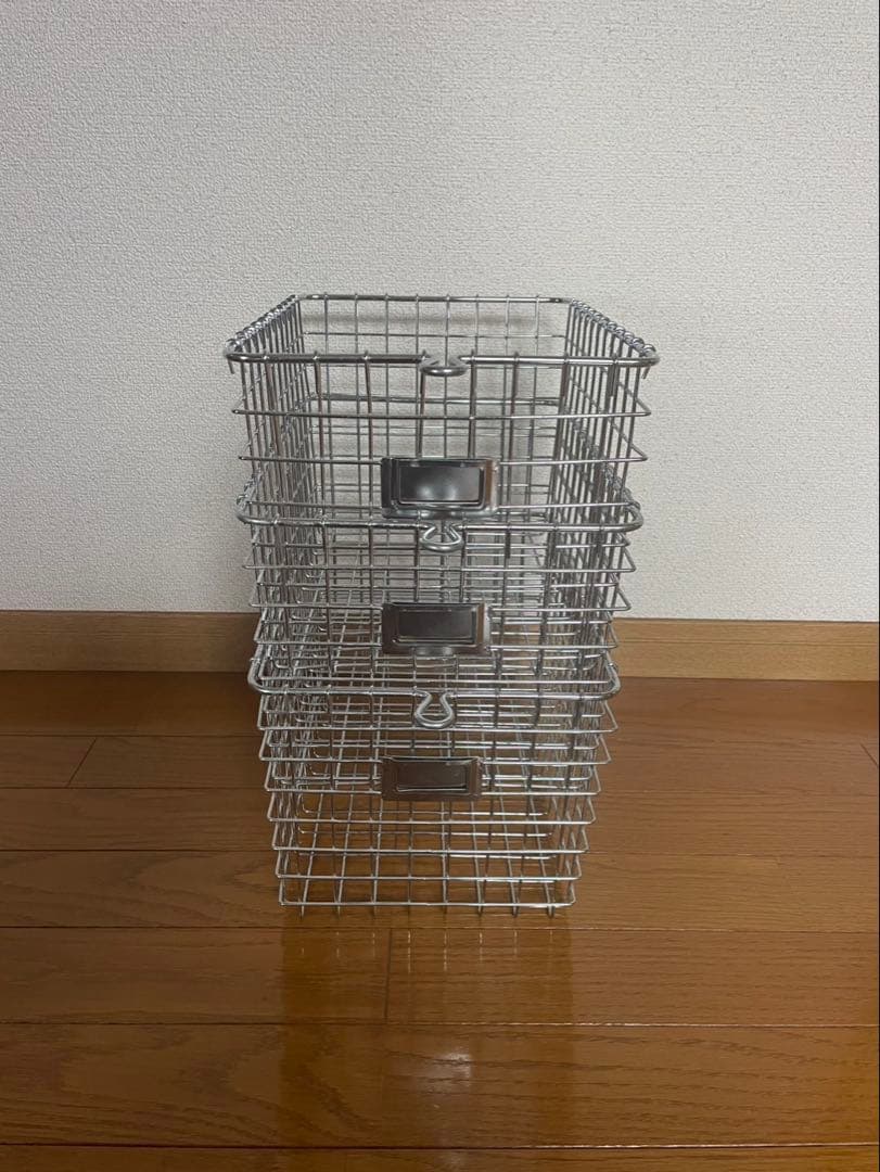 pacific furniture service ストレージバスケット 3個
