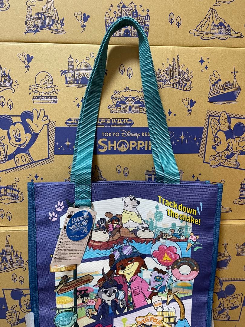 東京ディズニーリゾート ズートピア ニック ジュディ トートバッグ