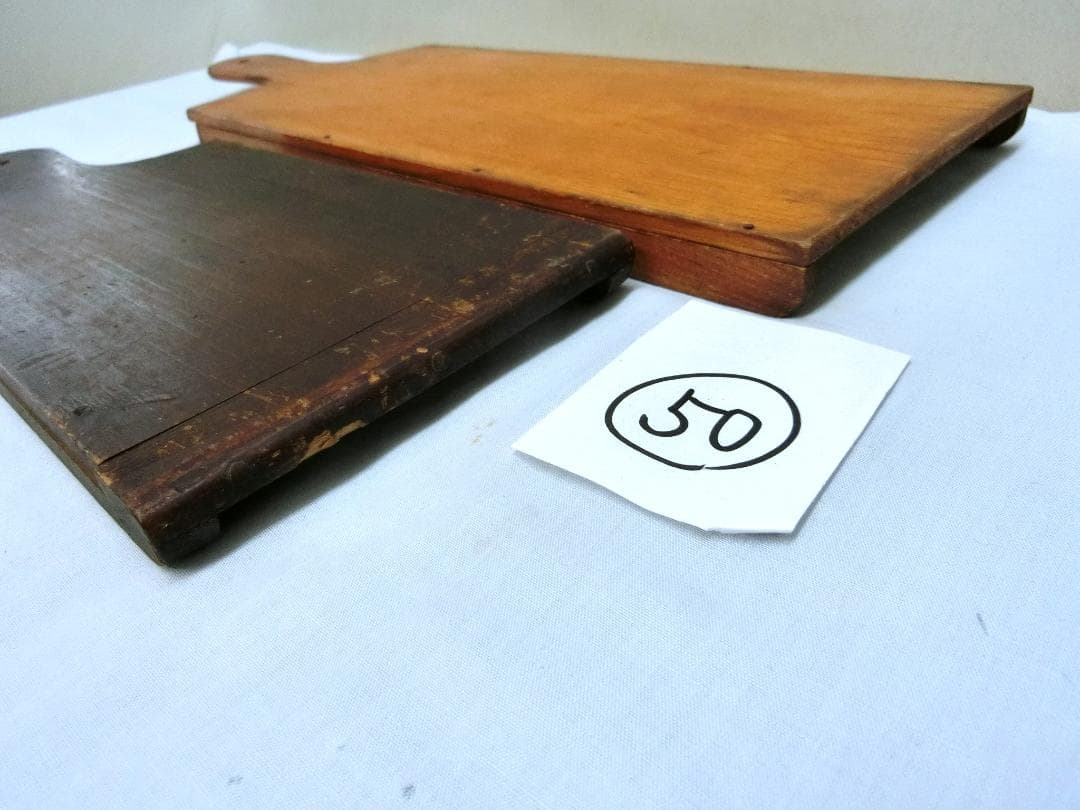 昭和レトロ！【銭桝　2種類　お金の選別・50・古銭 貨幣地方銭 】インテリア資料