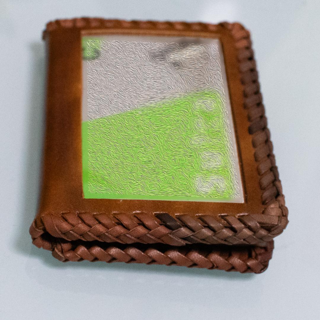 ペンギン牛皮革レザー パスケース・カードケース（ジェンツー）